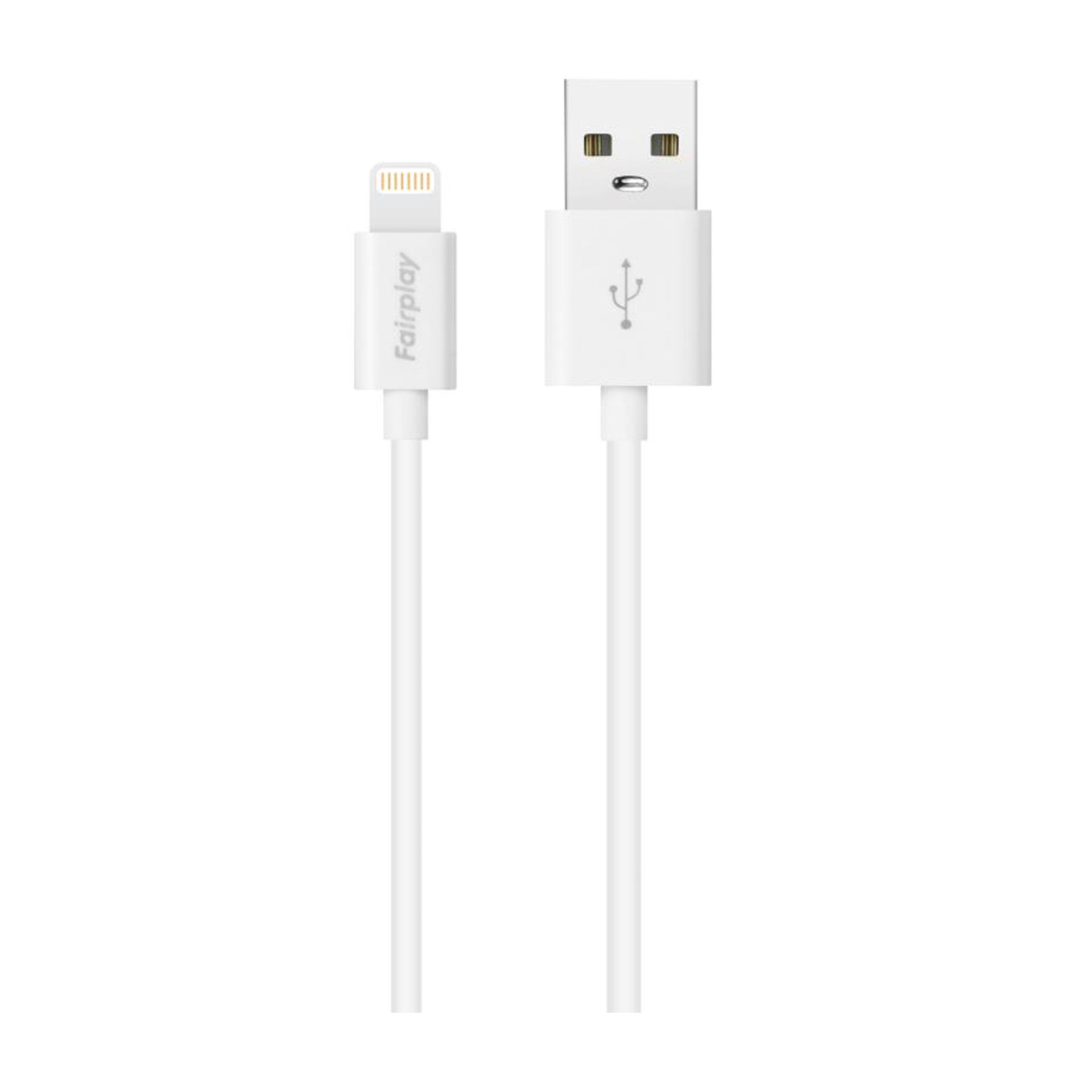 cable blanc usb lighting pour iphone